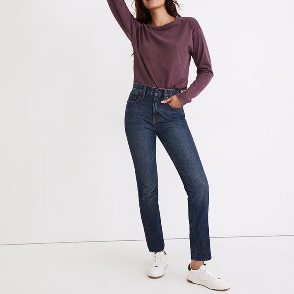 NWT Madewell The Perfect Vintage Jean in Diversey Wash: Retro Stitched Edition